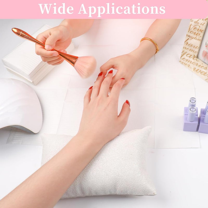 BOMOQING 125PCS Disposable Nail Art Table Mat, Waterproof Nail Tips Art Table Towels Mat, 3 Ply Nail Napkins for Acrylic, Nail Art Mat Paper Sheet, Nail Tips Art Waterproof Pad for Salon Manicure - Image 5